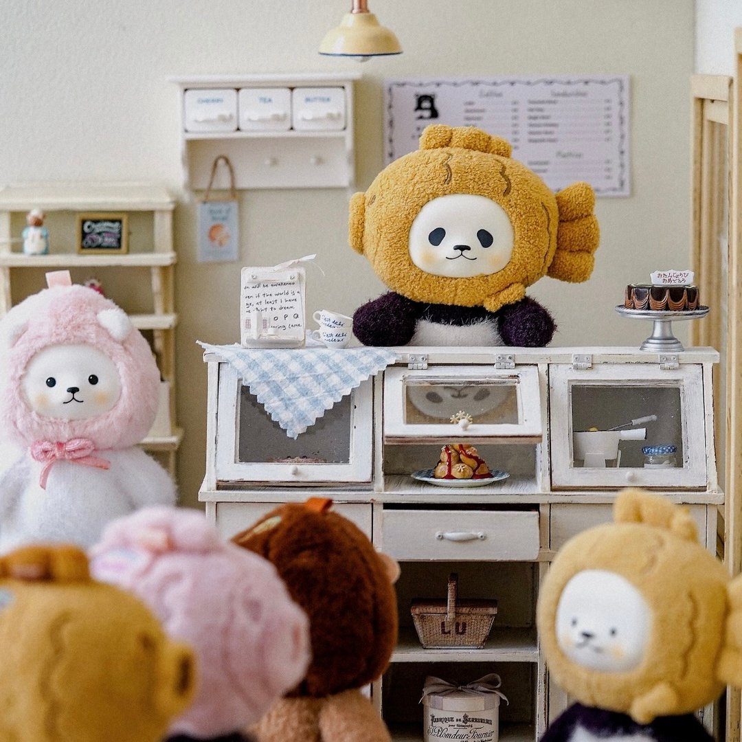 白熊百货PlanetBear | PanPan和你在一起系列-熊镇角色玩偶盲盒 - 玩偶/公仔 - 其他材质 