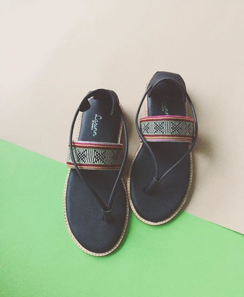 CT Sandal - 女款休闲鞋 - 真皮 黑色