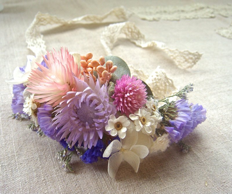 Masako  手腕花 干燥花＆永生花 婚礼 外拍道具 - 植栽/盆栽 - 纸 