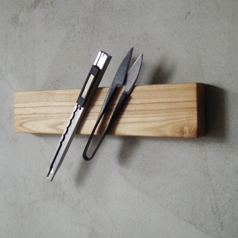 一块-磁性收纳块 - 收纳用品 - 木头 卡其色