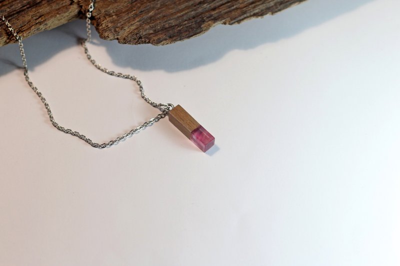 The Magic Necklace Collection - 项链 - 木头 紫色