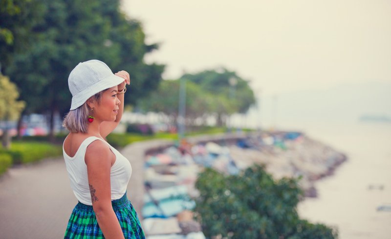 和_和风花纹小丸子渔夫帽.shiro [Sold out.可订制] - 帽子 - 其他材质 白色