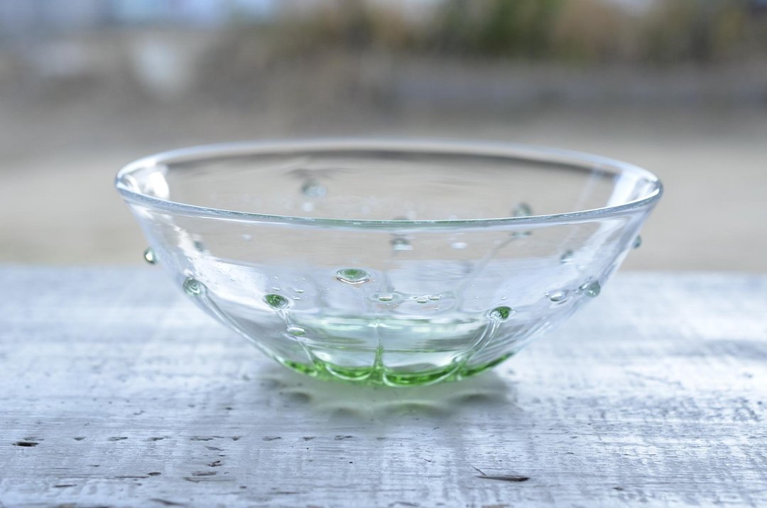 Bowl of drops (mint green) - 碗 - 玻璃 绿色