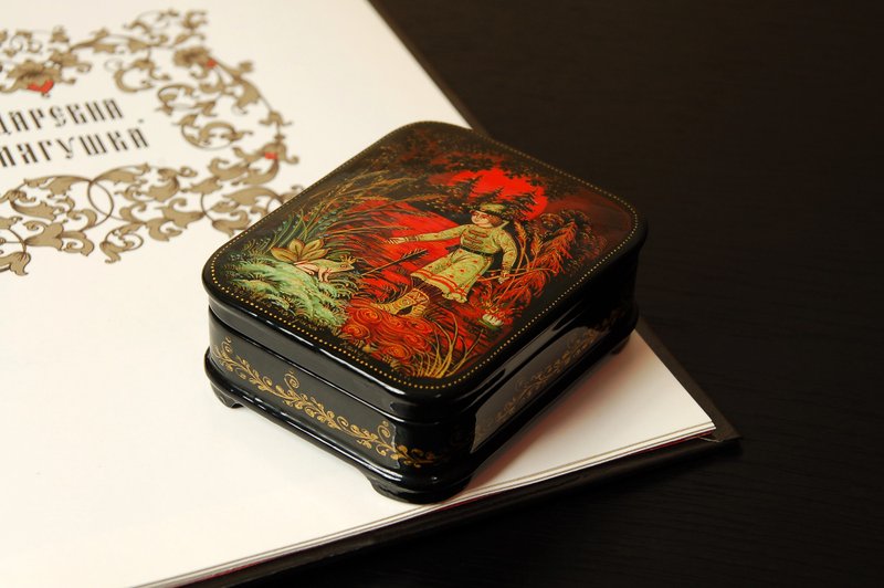 童话漆盒手绘微型 Kholui 装饰艺术 - 摆饰 - 其他材质 