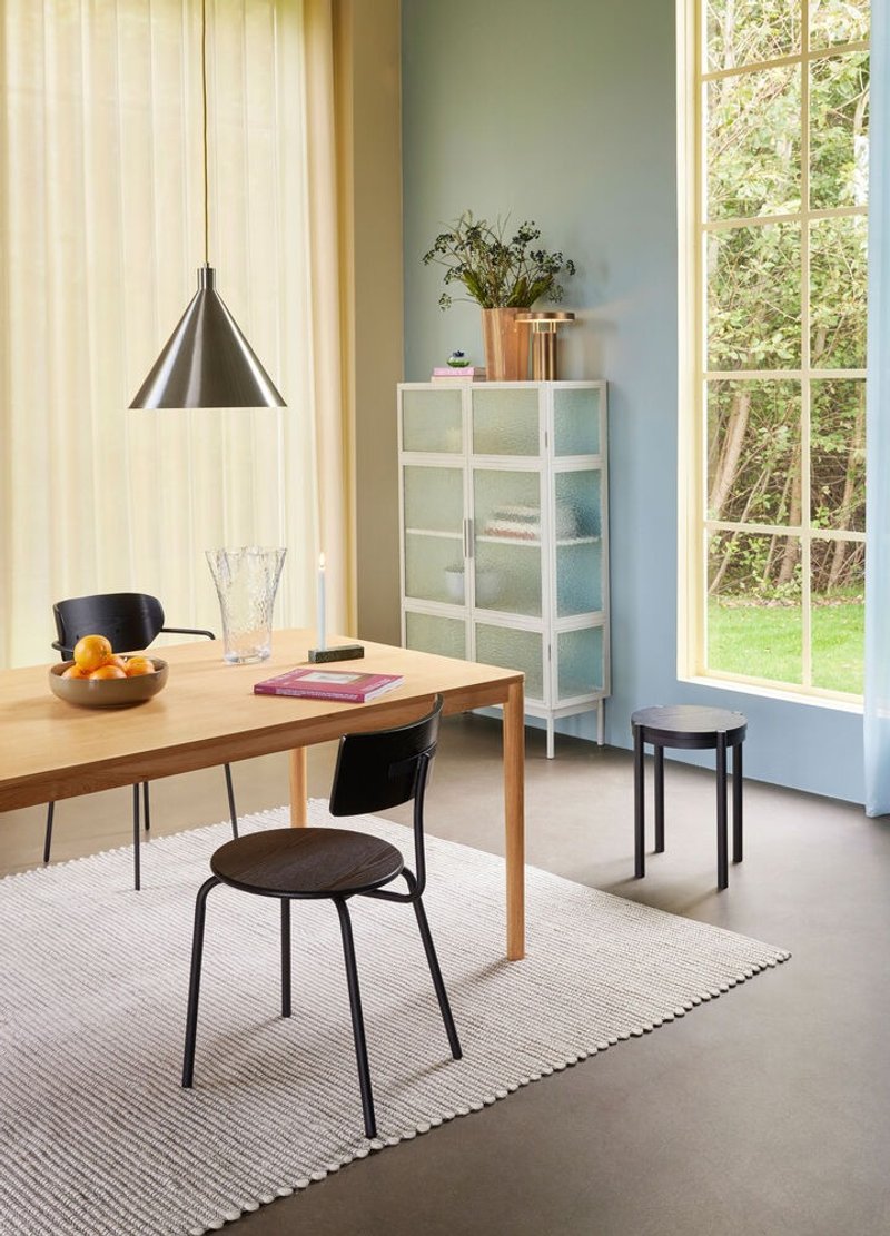 【HÜBSCH】701917 罂粟灰白大号地毯 家具 手工地毯 HUBSCH - 地垫/地毯 - 羊毛 卡其色