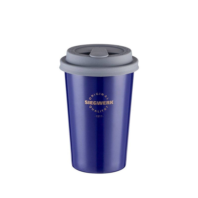 【SIEGWERK】德国珐琅迷你随行杯350ml_宝石蓝 - 水瓶/水壶 - 珐琅 蓝色