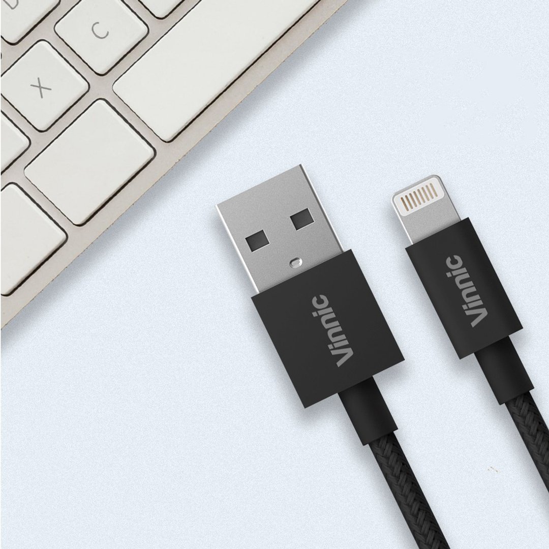 Vinnic MFi 苹果官方认证 USB-A to Lightning 传输充电线 - 充电宝/传输线 - 其他材质 黑色