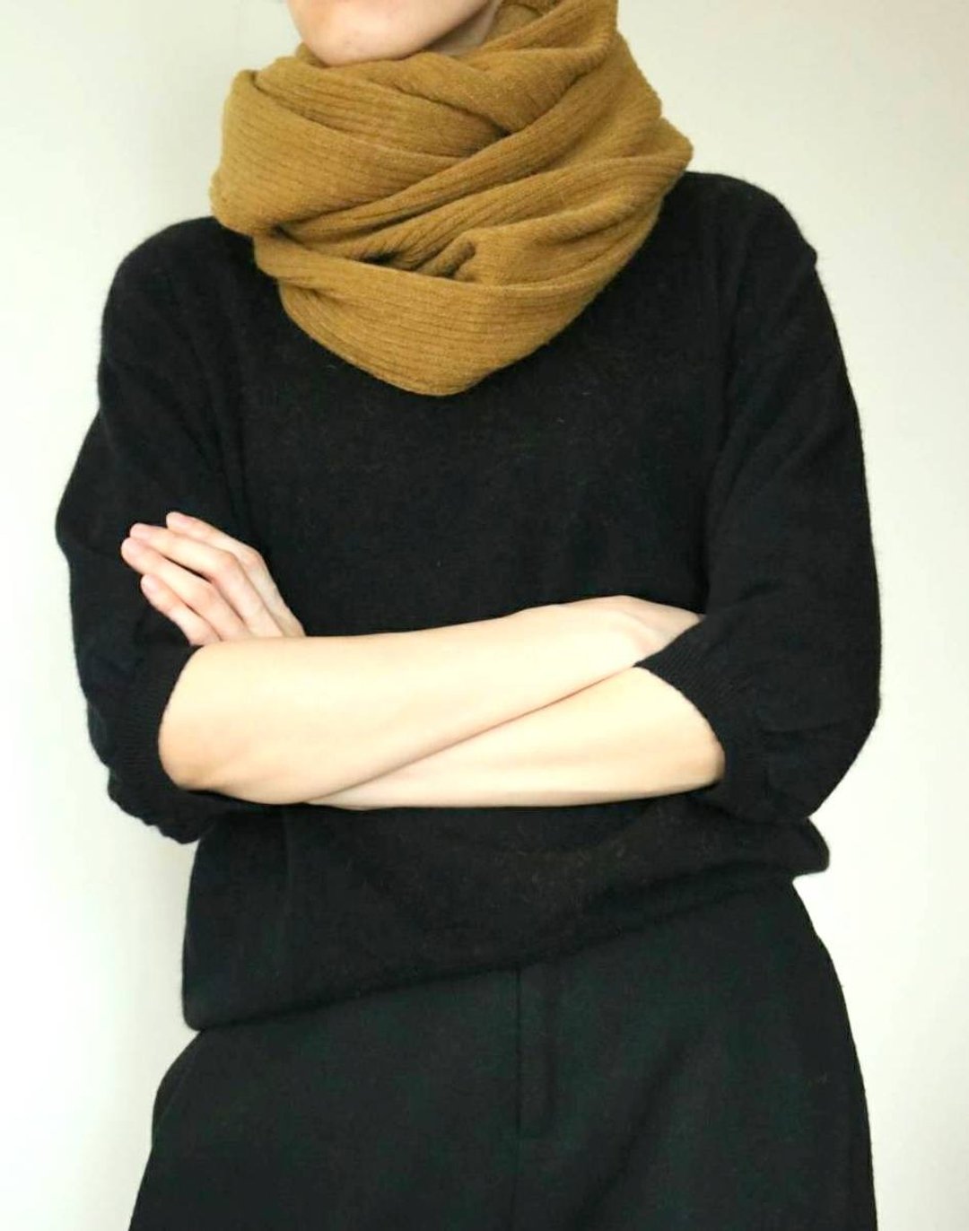Lucie Cowl Scarf 安哥拉兔羊毛围脖围巾 - 丝巾 - 羊毛 