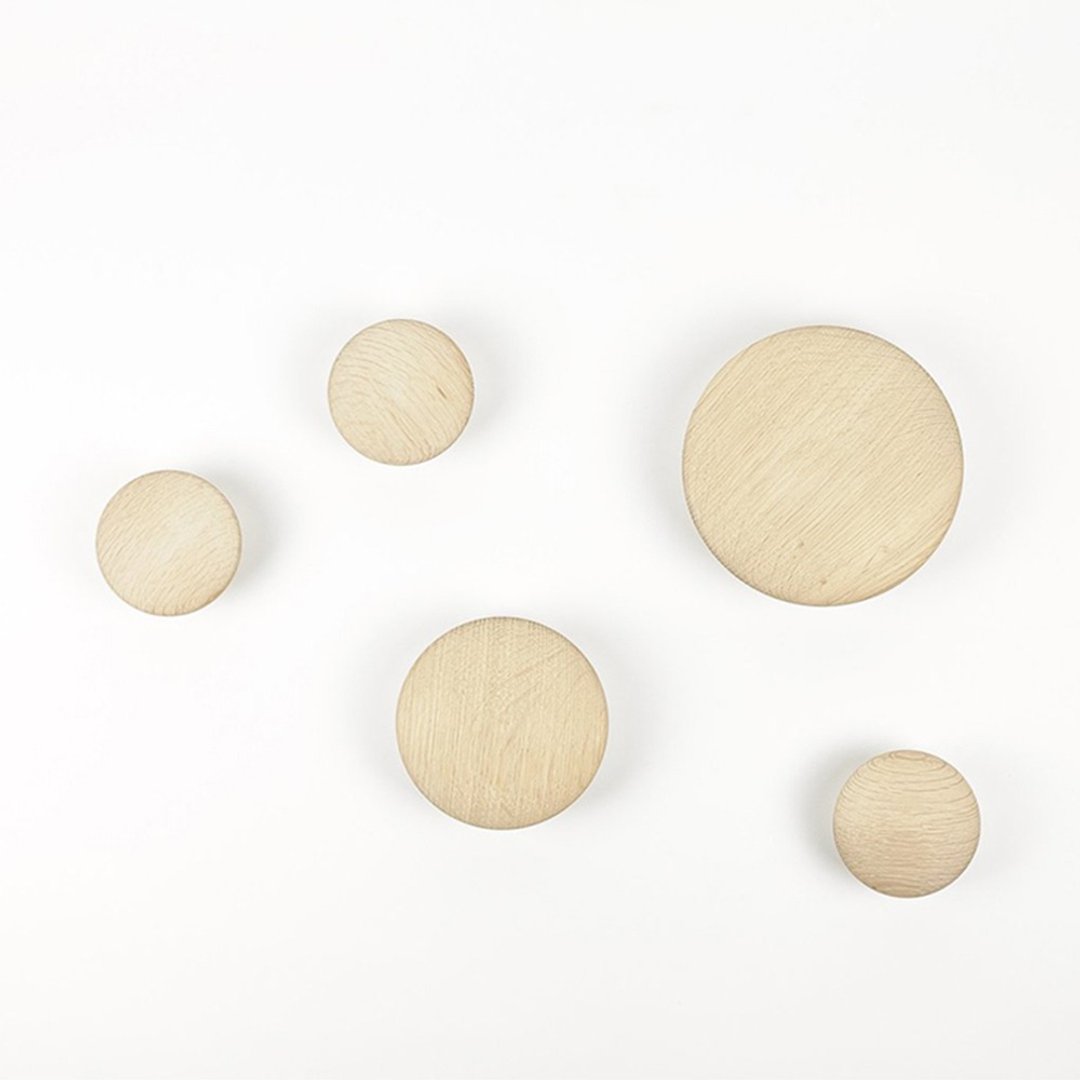 The Dots 原木挂钩 (单颗) | Muuto - 衣架/挂勾 - 木头 多色
