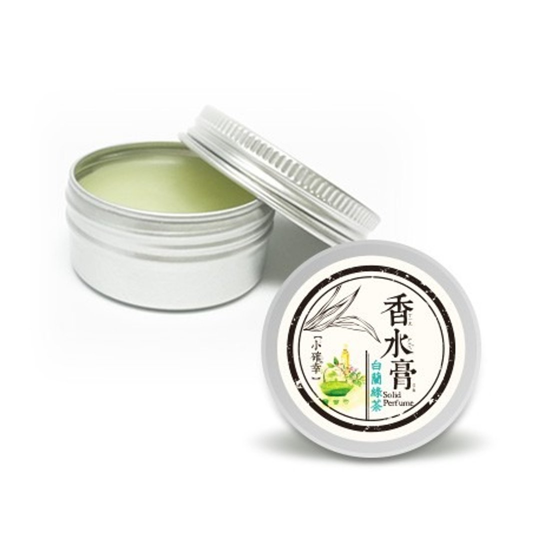 小确幸白兰绿茶香水膏 - 蜡烛/香氛/手工皂 - 蜡 
