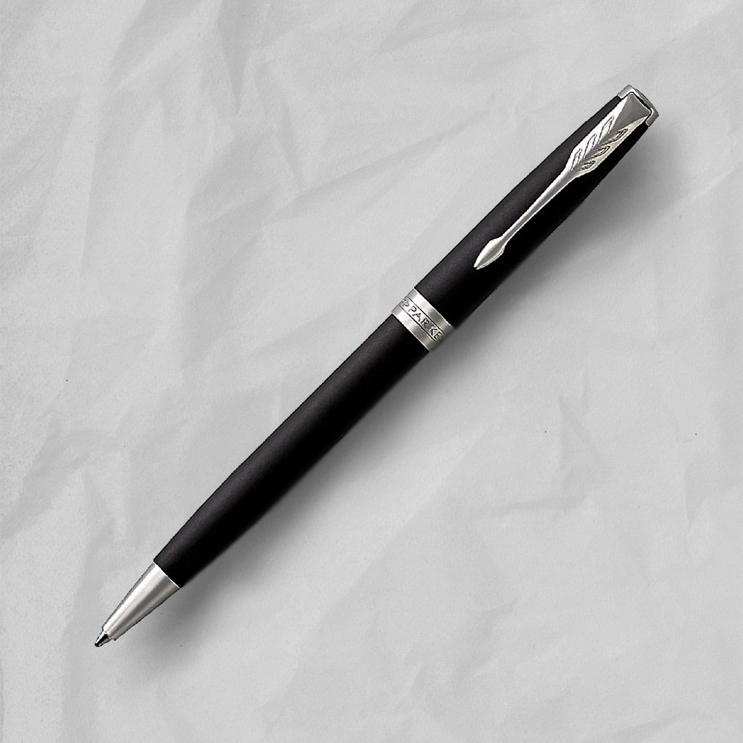 PARKER 派克 卓尔系列 雾黑白夹 原子笔 免费刻字 - 圆珠笔/中性笔 - 其他金属 黑色
