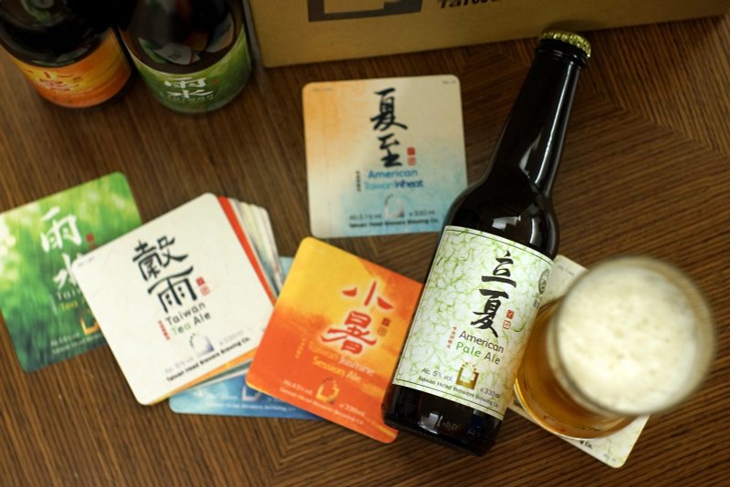 啤酒头 节气杯垫 / 造型杯垫 12入组 - 杯垫 - 纸 