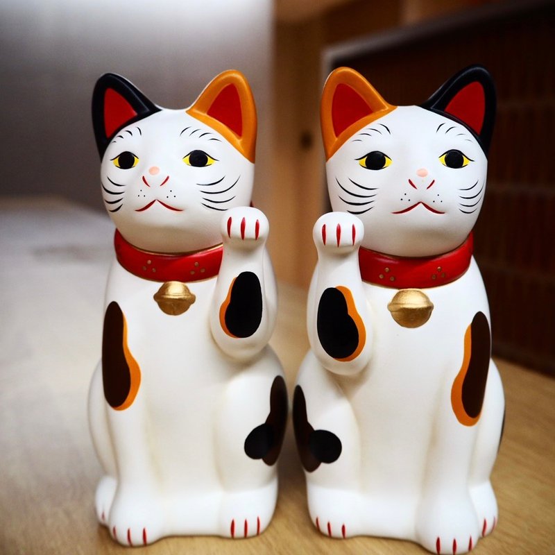 中外陶园 | 瀬户招财猫 三毛 - 摆饰 - 陶 