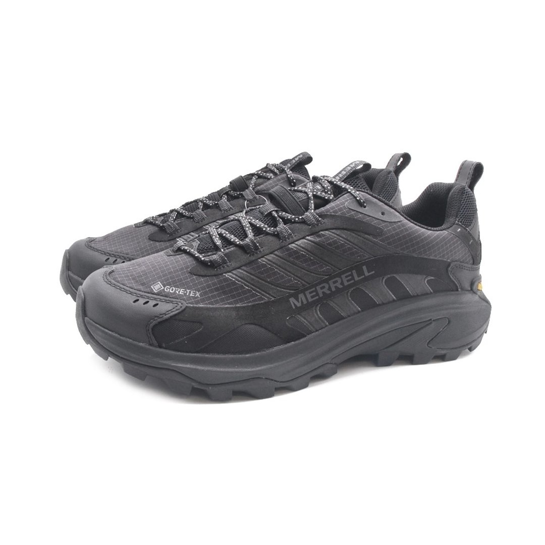 MERRELL MOAB SPEED 2 GORE-TEX 防水郊山健行鞋 男鞋 - 宽楦黑 - 男款运动鞋/球鞋 - 防水材质 