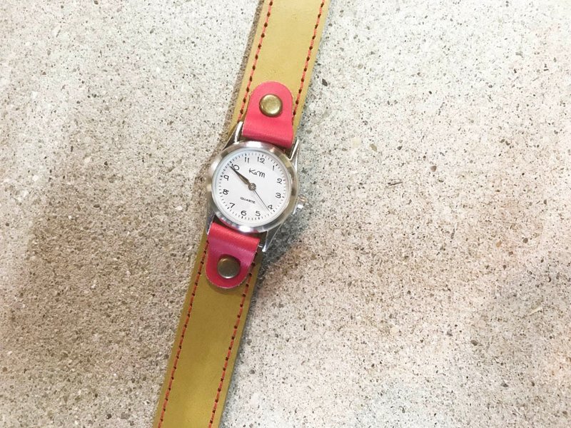 STITCH A watch that you want to wear every day Stitch Run Watch Unisex OK SRW-OYR-RA - 女表 - 真皮 绿色