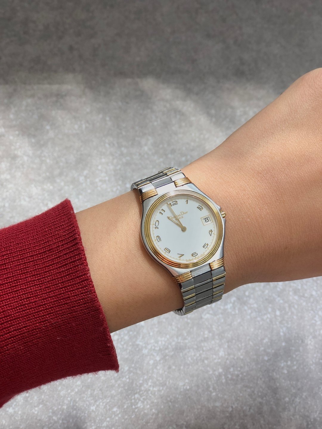 【日本直送 名牌中古包】Christian Dior クリスチャン ディオール 腕表 银色 标志 石英 45.14.01 keprec - 女表 - 不锈钢 银色
