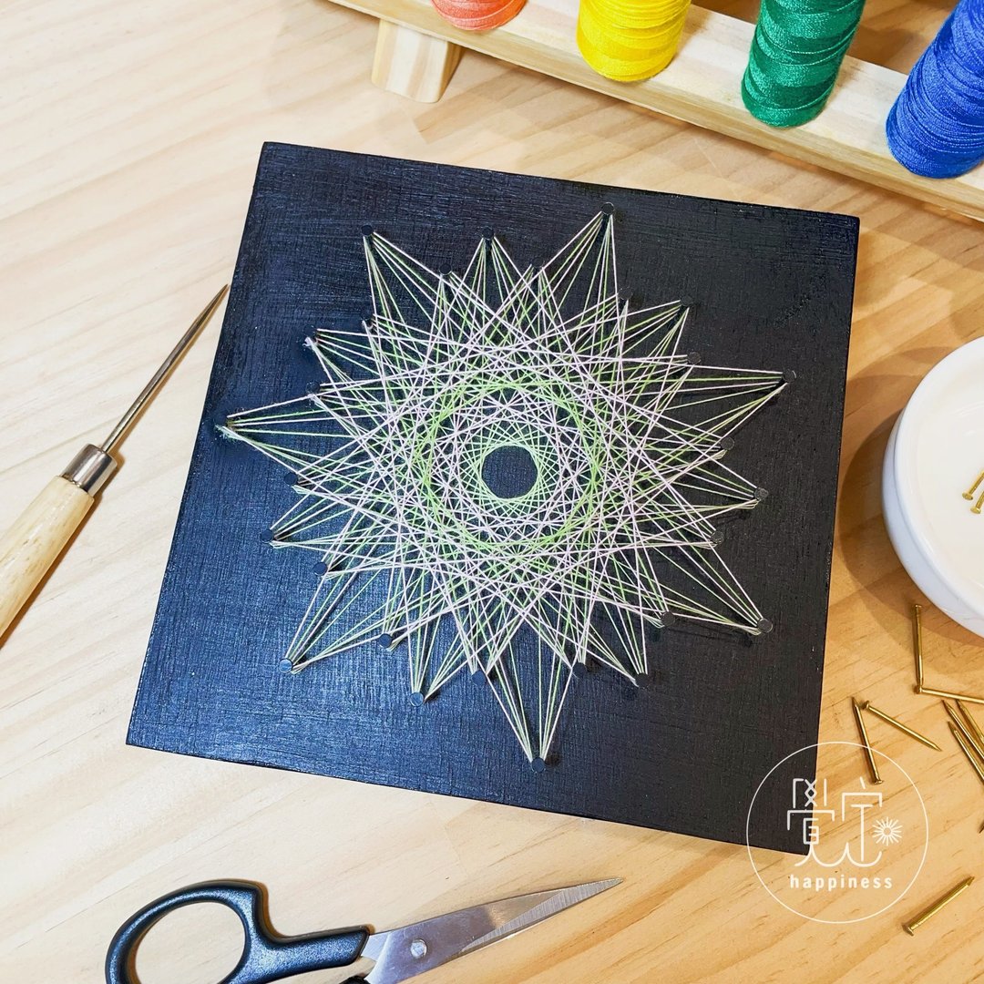 Stringart 艺术创作品 - 摆饰 - 其他材质 多色