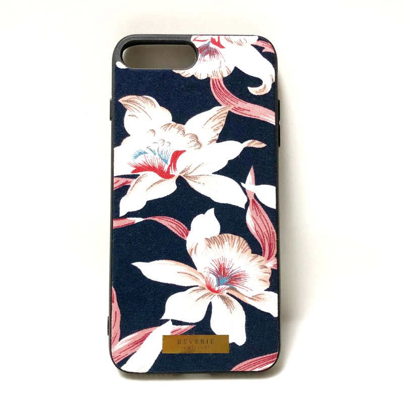 布制手机殻-The Azalea(粉红) iphone 7plus/8plus现货 - 手机壳/手机套 - 棉．麻 蓝色