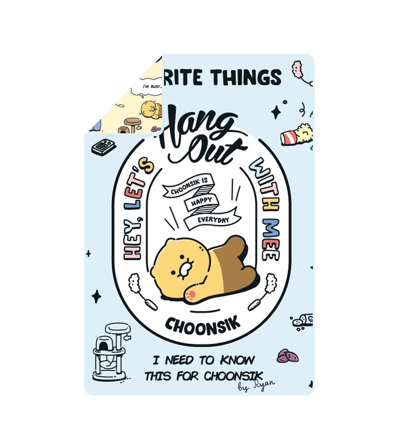 Kakao Friends 印花纯棉系列(KK008) - 被子/毛毯 - 棉．麻 蓝色