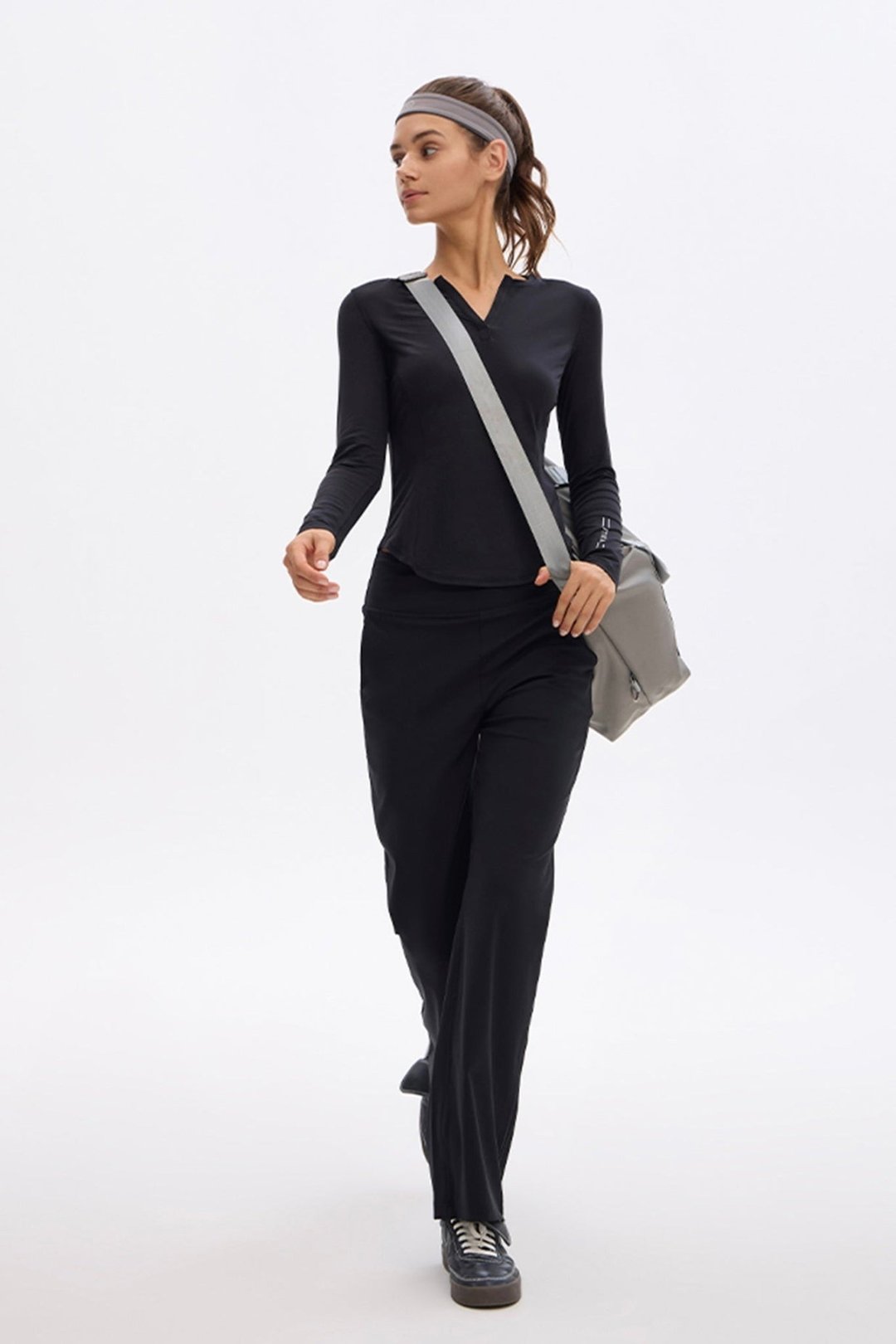 Erica Pocketed Fleece Pants - 女装运动裤 - 棉 灰色