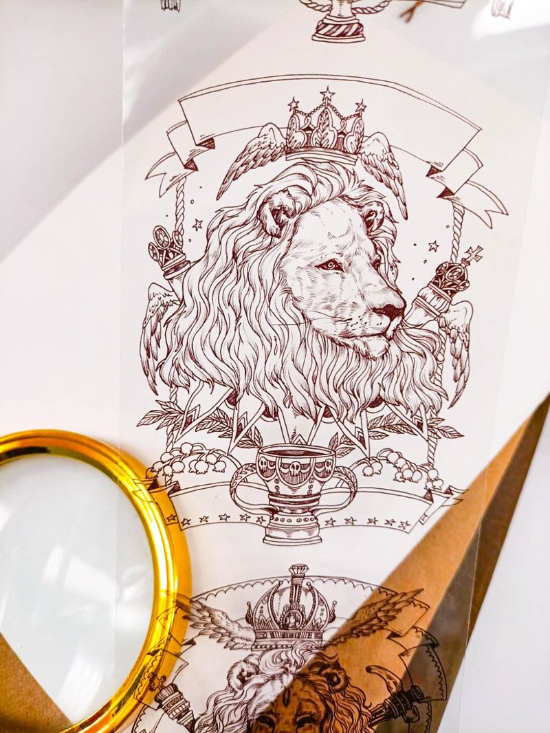 WF783獅子王The Lion King / 裝飾膠帶 - 纸胶带 - 塑料 多色