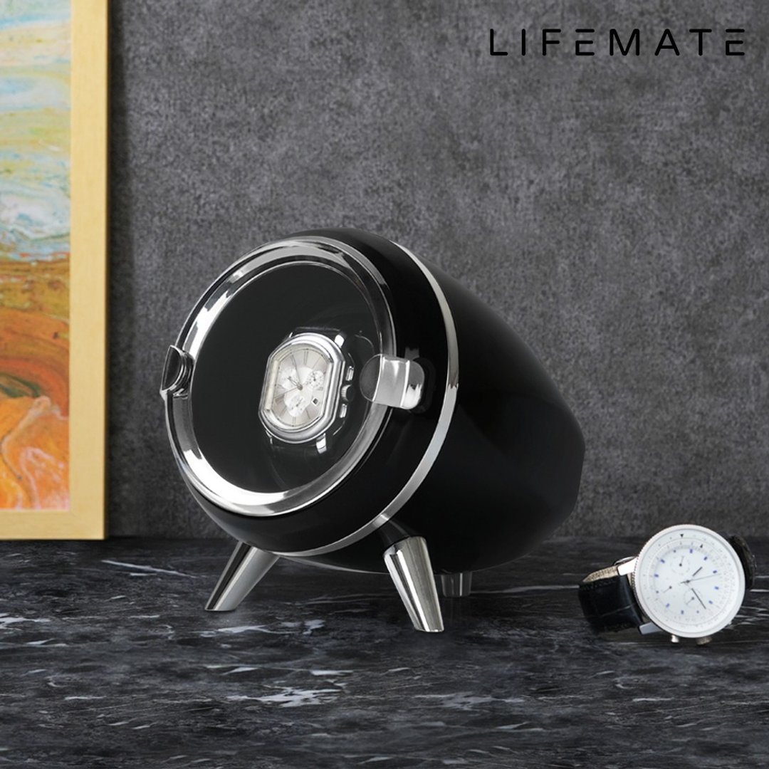 【LIFEMATE】Jebely | 机械手表自动上链盒 JBW090 - 男表/中性表 - 塑料 黑色