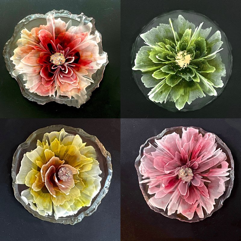奥芃思美学 3D树脂艺术花绘课程 欢迎无经验 - 插画/绘画/写字 - 树脂 多色