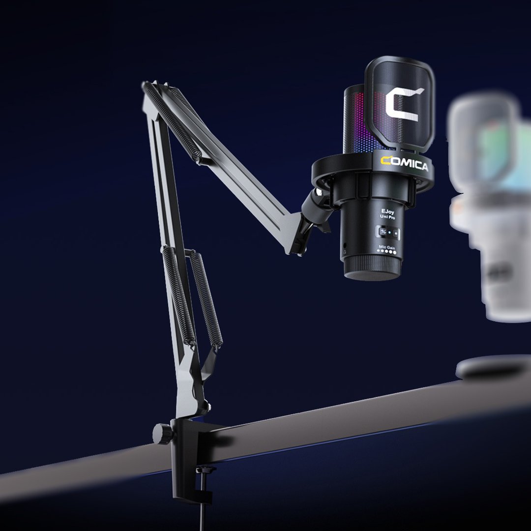 COMICA Ejoy Uni Pro(D) USB 电容式无线麦克风 (桌上型)-黑色款 - 其他 - 其他金属 黑色