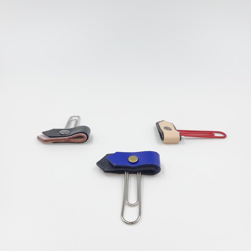 真皮路牌 造型回纹针 书签 交换礼物首选 婚礼小物 - 笔记本/手帐 - 真皮 多色