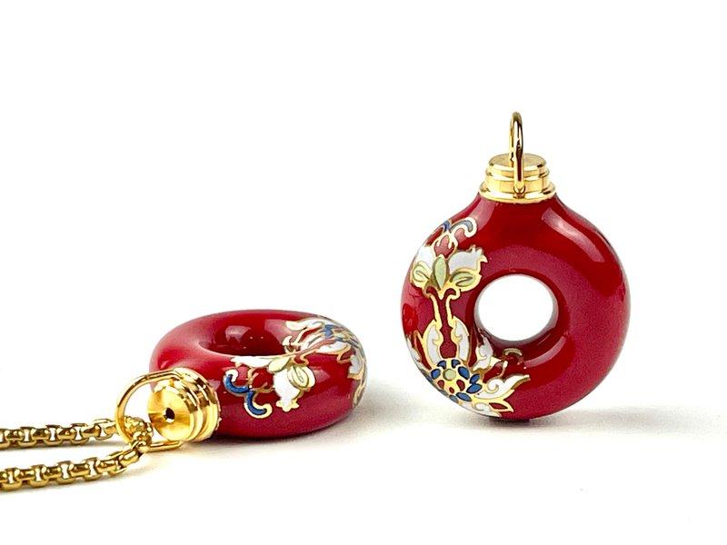 【花意诗心】 陶瓷精油香氛项链-洽故宫网络商城 - 项链 - 瓷 多色