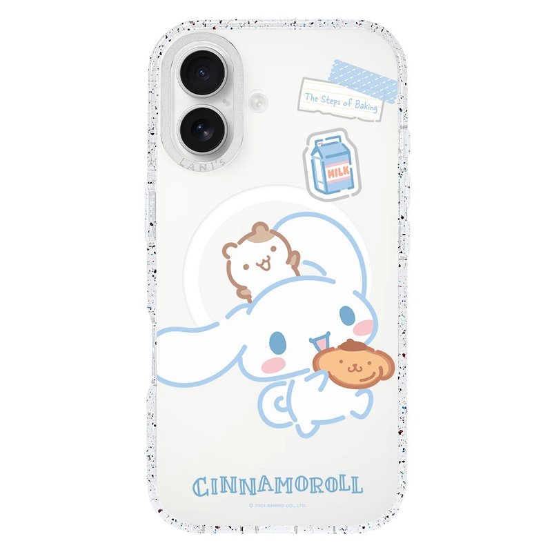 大耳狗布丁狗烘培坊 喜拿吃面包 透彩框 iPhone 防摔手机壳 - 手机壳/手机套 - 环保材料 白色