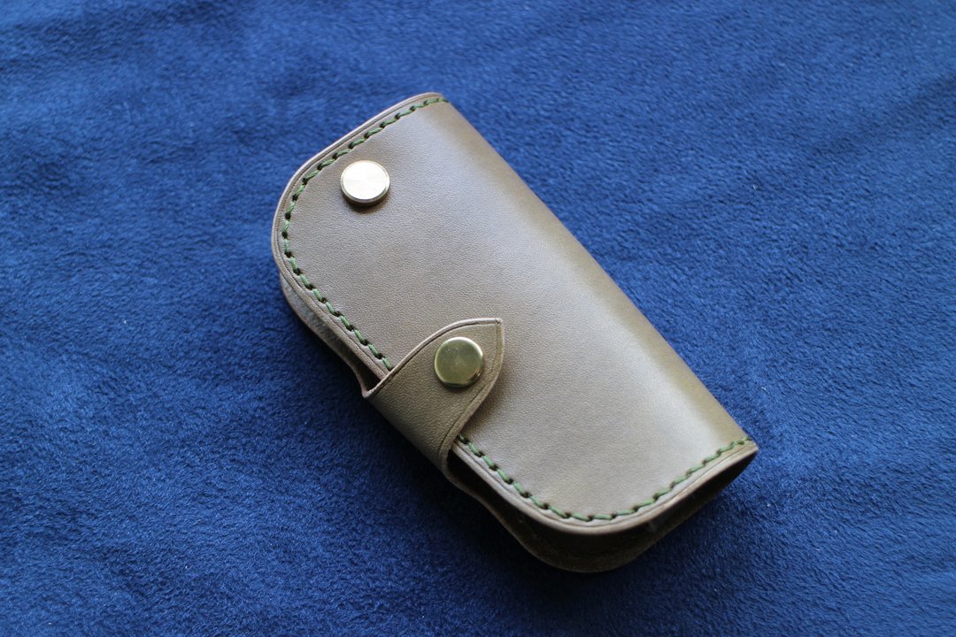 手工皮件 Key Holder 01 (钥匙包 16KH01) - 钥匙链/钥匙包 - 真皮 