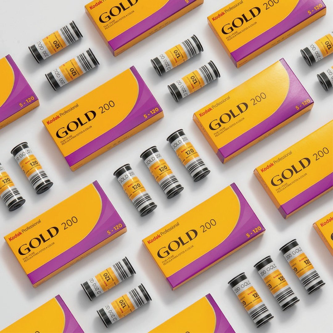 【Kodak 柯达】120 GOLD 200 柯达金胶卷彩色负片 底片 - 相机 - 其他材质 多色