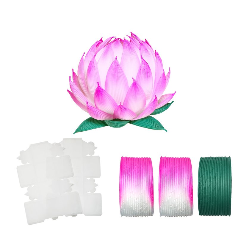 【汉礼】韩式莲花灯材料套装 - 4寸牛油纸 (港澳限定) - 其他 - 纸 