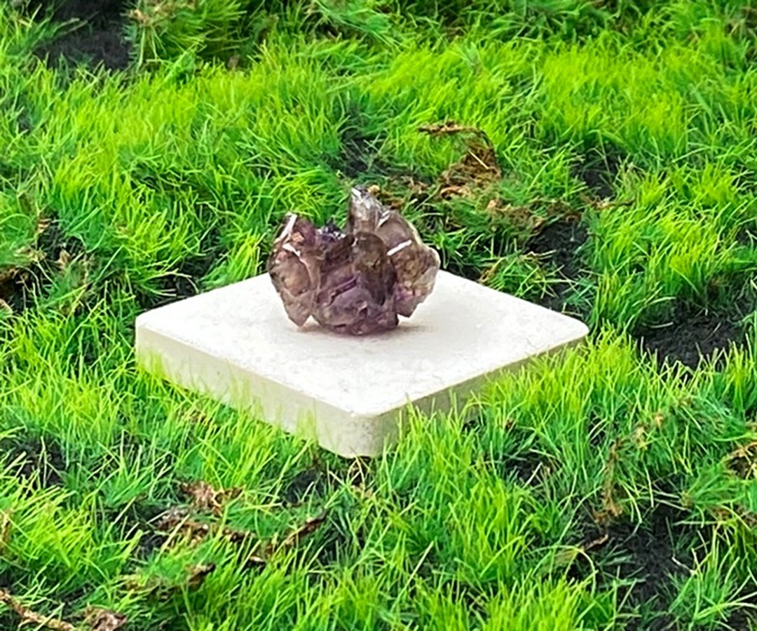 能量摆饰-天然原矿蝴蝶造型超七水晶 疗愈 招财 智慧 疗愈 财运 - 摆饰 - 水晶 紫色