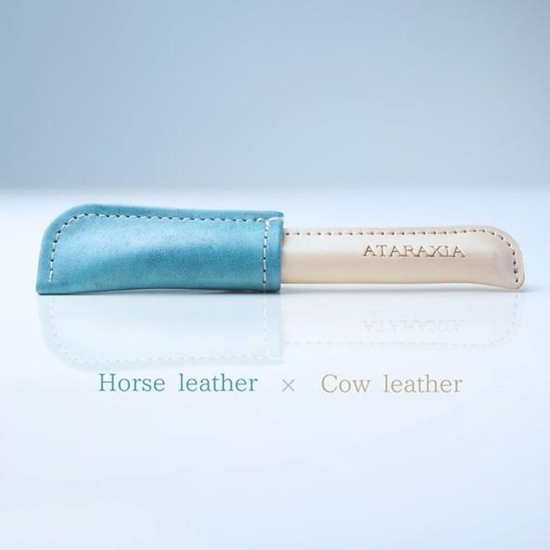 Gentle rounded genuine leather ballpoint pen (10 colors in total) - 钥匙链/钥匙包 - 真皮 