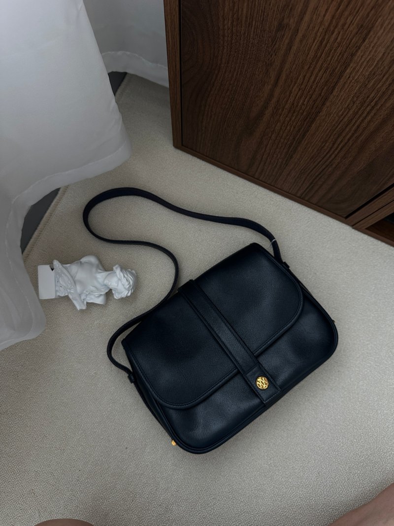 中古包 Hermès 爱马仕 H扣肩背包 - 手提包/手提袋 - 真皮 黑色