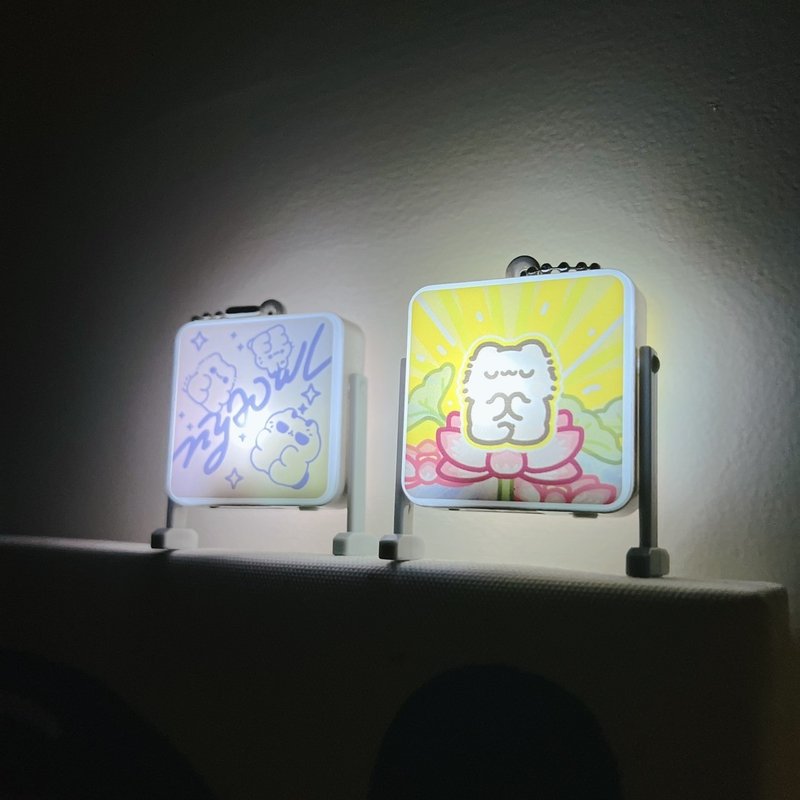 坏喵与毛喵 - 灯箱钥匙圈(共三款) - 钥匙链/钥匙包 - 其他材质 