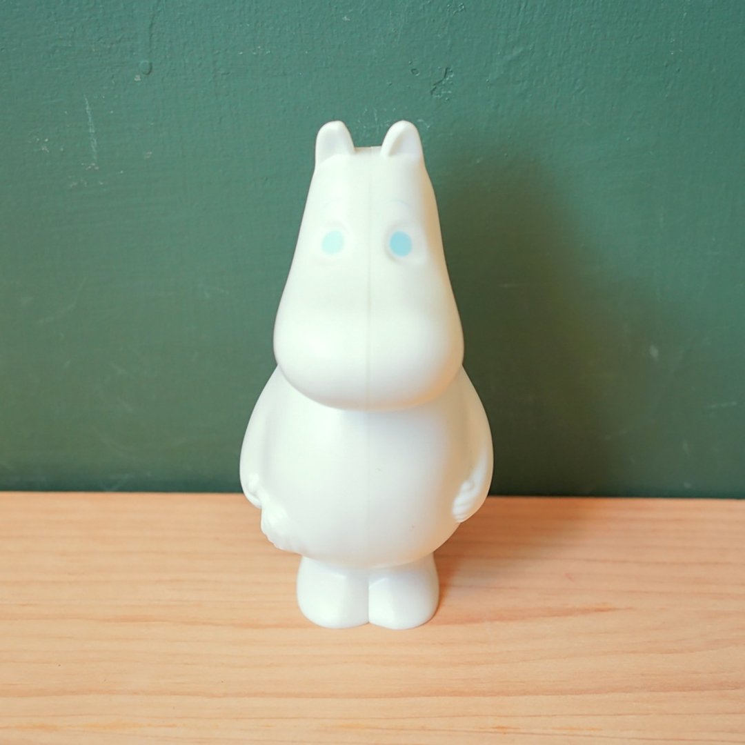 【北极二手杂货】芬兰带回 Moomin 存钱筒 - 储蓄罐 - 塑料 黄色
