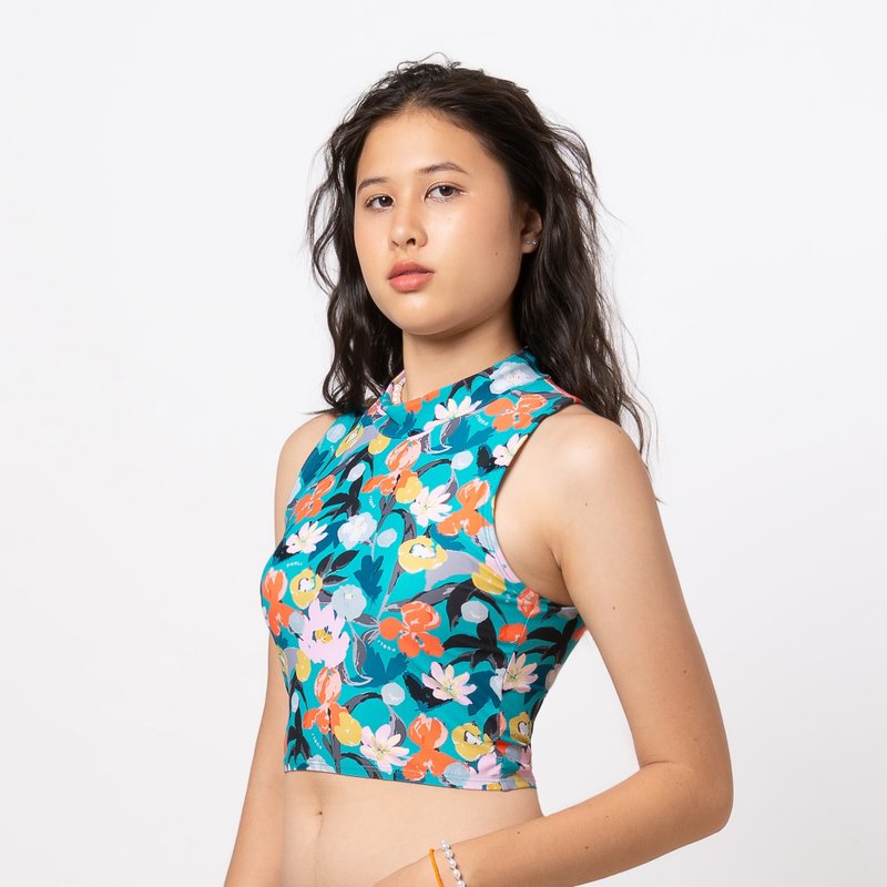 FIORI VIRIDIAN 短版泳衣 - 女装泳衣/比基尼 - 其他材质 