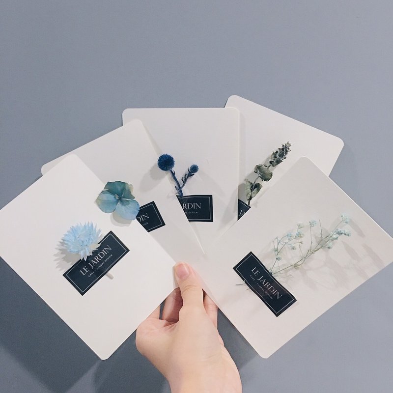 加购商品 - 干燥花单面卡片 传递幸福 - 卡片/明信片 - 纸 