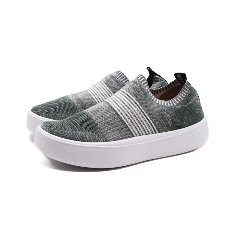 WALKING ZONE SUPER KNIT 针织运动鞋 女鞋-混绿 - 女款休闲鞋 - 其他材质 