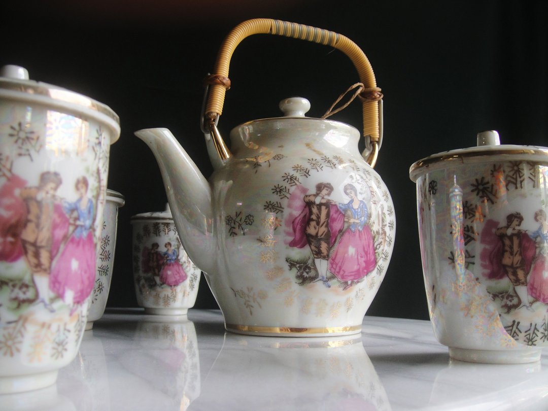 【老时光 OLD-TIME】早期二手日本制精美瓷器茶具组 - 摆饰 - 其他材质 