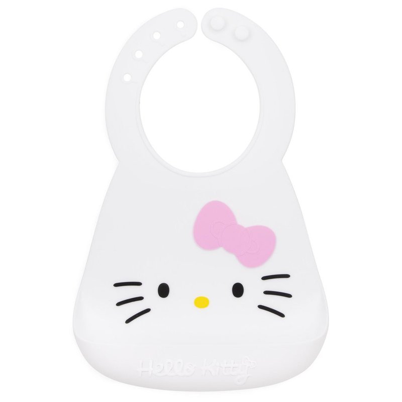 Bumkins 宝宝硅胶围兜(Hello Kitty) - 围嘴/口水巾 - 其他材质 