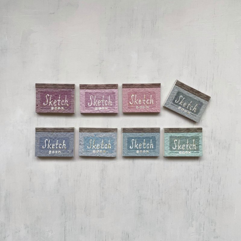迷你 水彩素描本 / 胶装 / 手抄纸 / 手绘 - 纸盒/包装盒 - 纸 多色