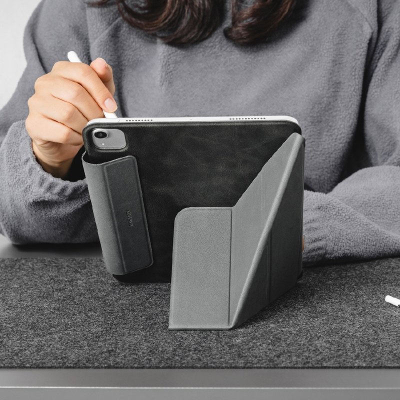 【适配2025最新】iPad Air/Pro Magfolio聪颖双面夹 - 平板/电脑保护壳 - 人造皮革 