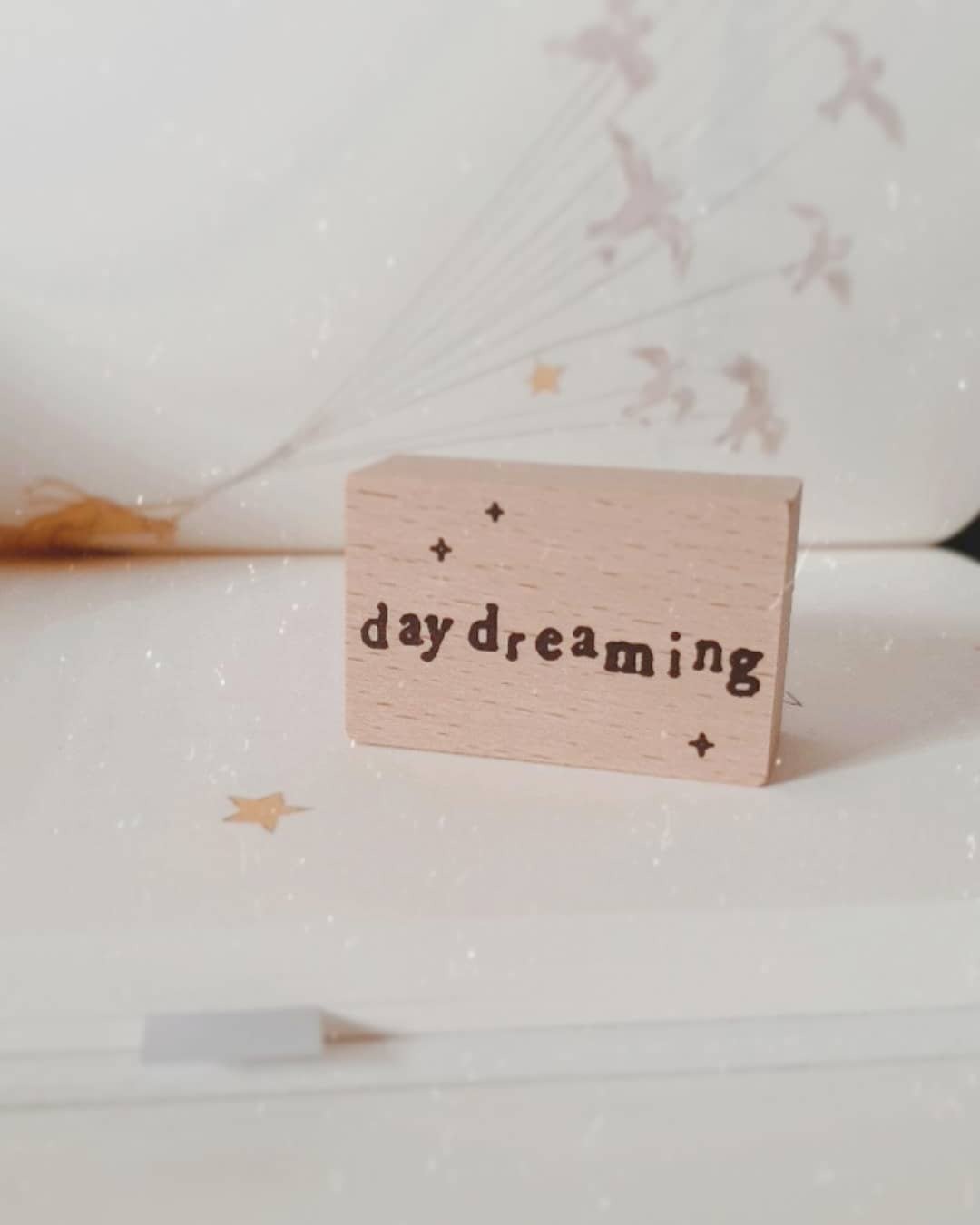daydreaming 橡皮章 - 印章/印台 - 木头 橘色