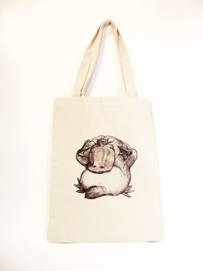 鸭嘴兽的祈祷--环保提袋 - 侧背包/斜挎包 - 棉．麻 