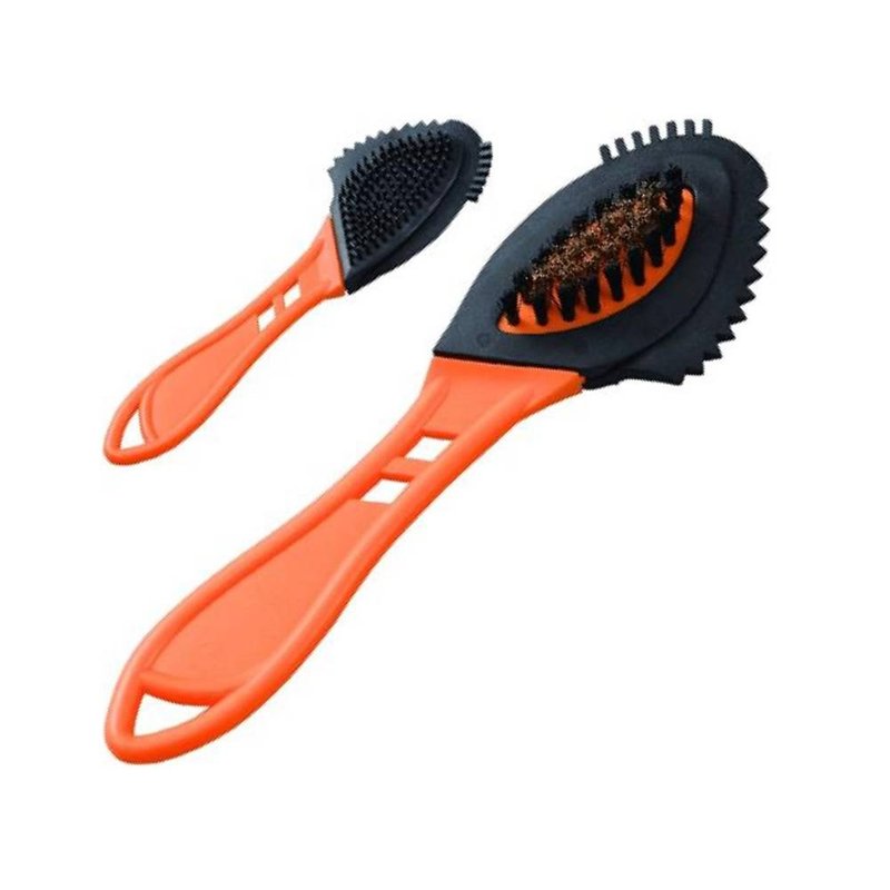 多功能麂皮橡胶刷 Quattro Suede Brush 德国制 - 鞋垫/周边 - 铜/黄铜 橘色