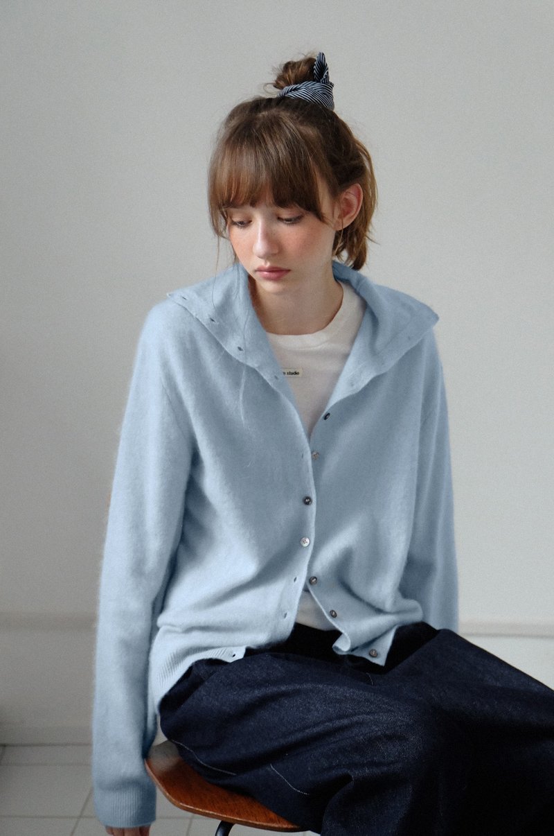 软糯糯 / 立领温暖针织开衫 / 山羊绒绵羊毛 / 多色可选 - 女装针织衫/毛衣 - 其他材质 多色